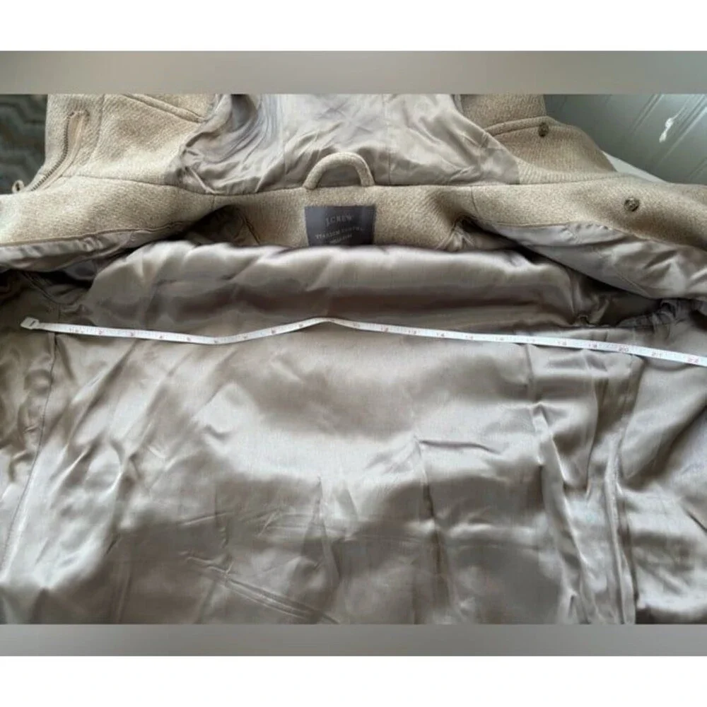 J. Crew Women’s Wool Beige Trench Coat